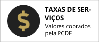 Taxas de Serviços